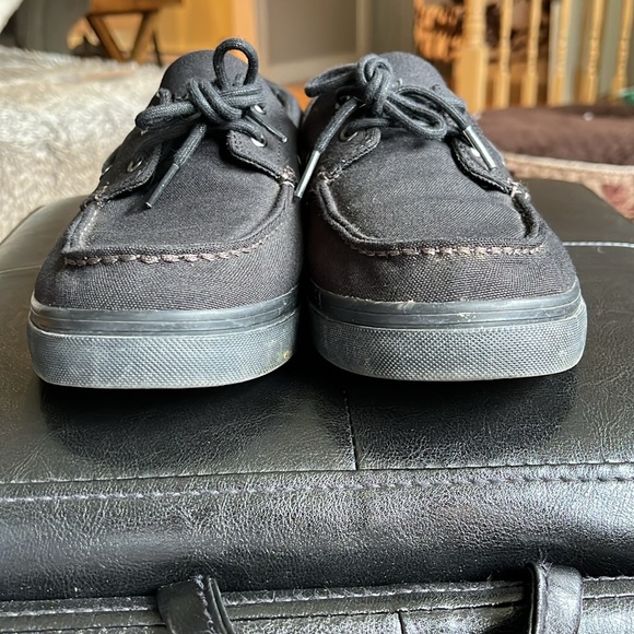 TIMBERLAND men’s canvas deck shoes. Black in size 9M. EUC. - Picture 5 of 10